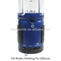 Light Life 100000 Heures de garantie 2 Oui IP54 Bule Body ABS 300Mah Ni-mh Batterie 5 LED Stretch LED Camping Lantern